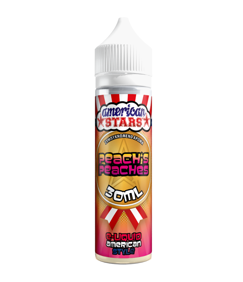 American Stars Flavour Shot Peach Peachs