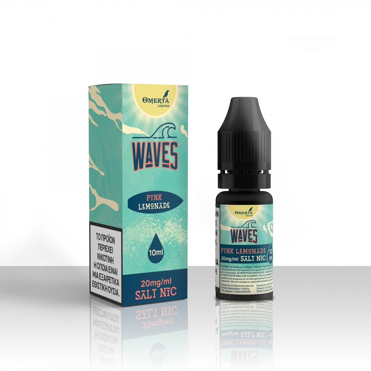 Waves Pink Lemonade Salt E-Liquid 10ml