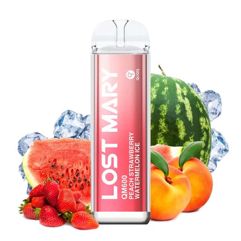 Lost Mary QM600 20mg 2ml Peach Strawberry Watermelon Ice