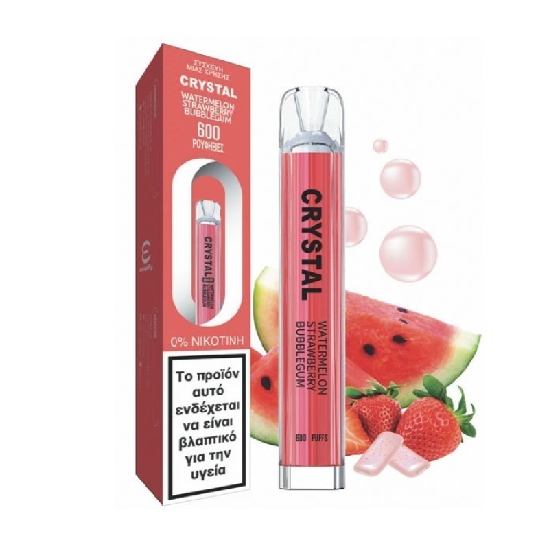 SKE Crystal Bar Watermelon Strawberry Bubblegum 0mg 2ml