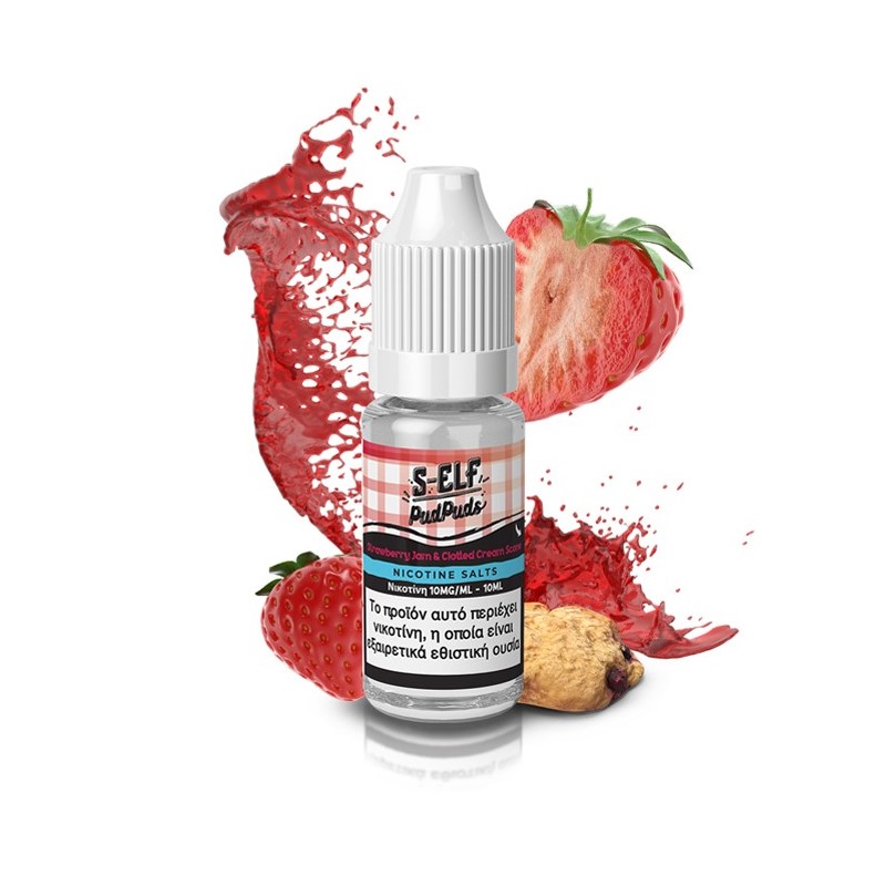 S-Elf Juice Salts Pud Puds Strawberry Jam & Clotted Cream Scone 10ml