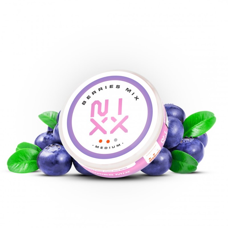 NIXX Nicotine Pouch Slim Berries Mix 20mg/gr 24pcs