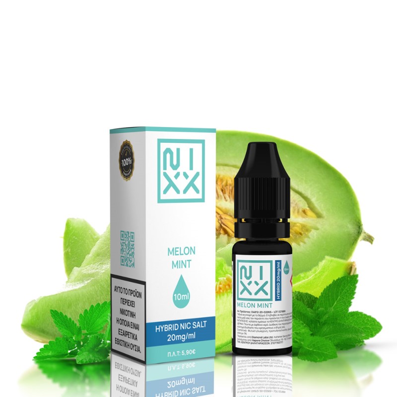 NIXX Melon Mint Salt E-Liquid 10ml 20mg