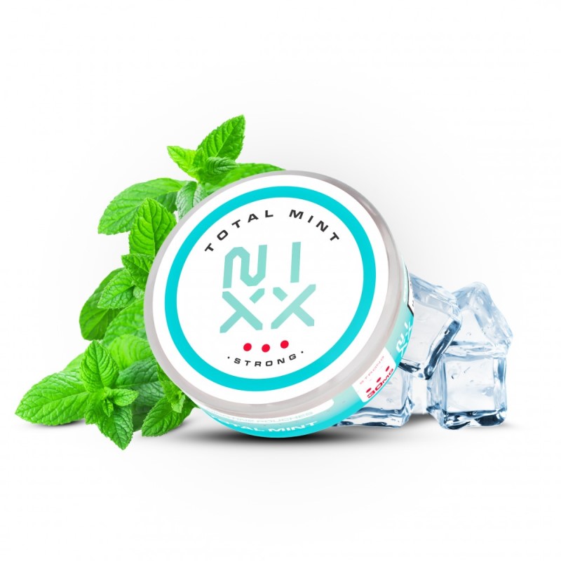 NIXX Nicotine Pouch Slim Total Mint 30mg/gr 24pcs