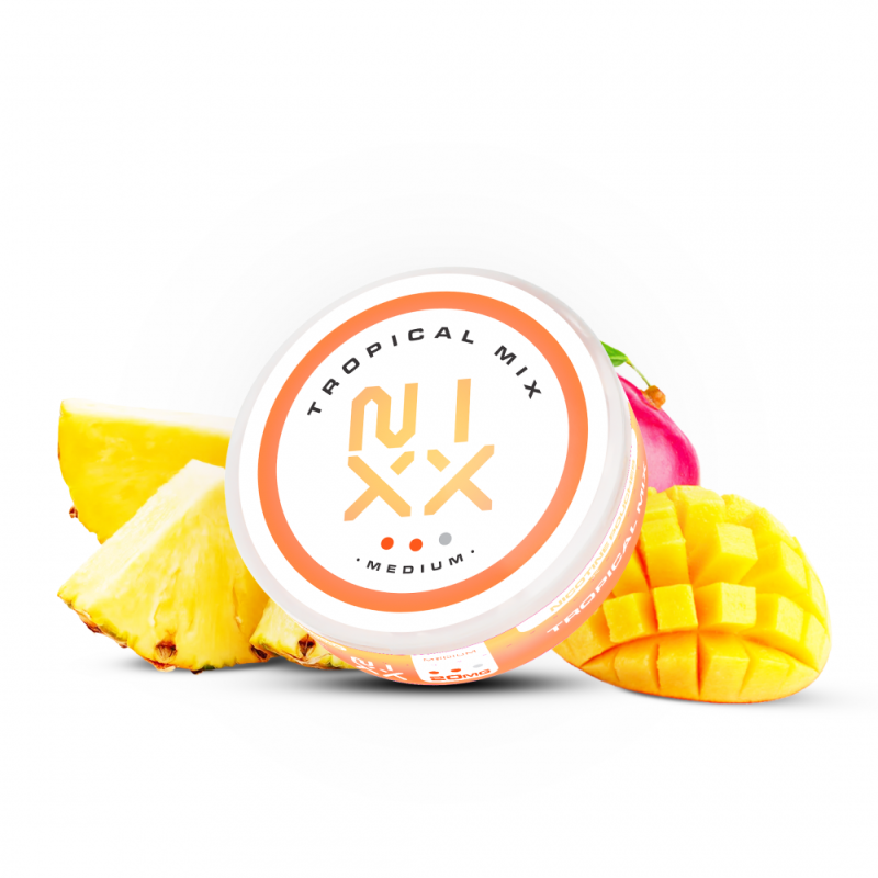 NIXX Nicotine Pouch Slim Tropical Mix 20mg/gr 24pcs