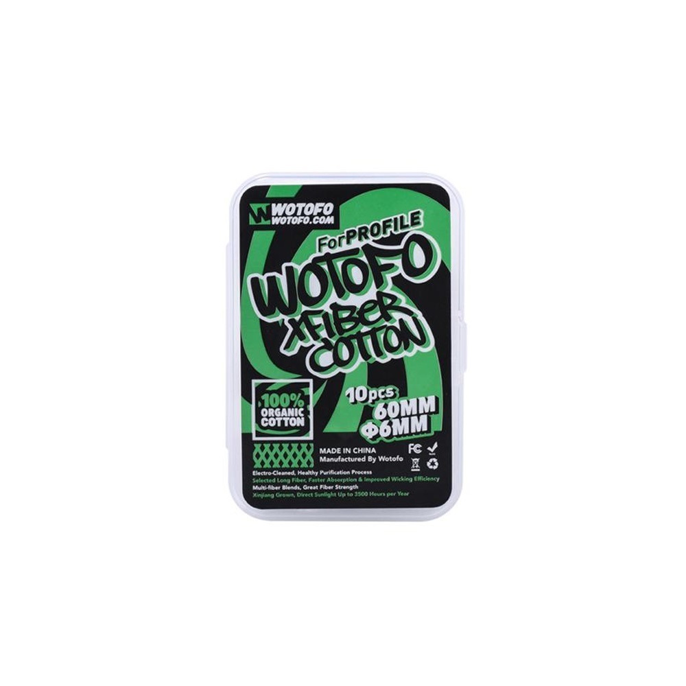Wotofo Xfiber Cotton for Profile Φ6mm 10pcs