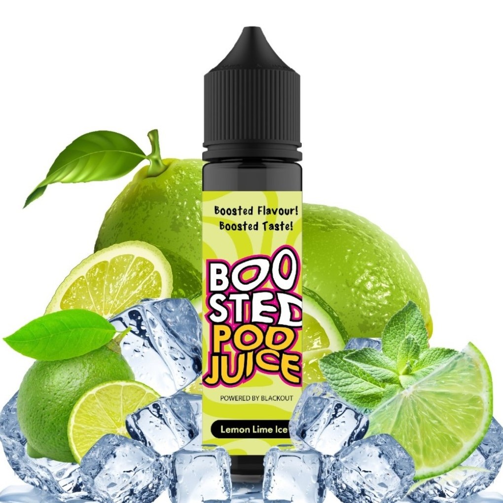 Blackout Boosted Pod Juice Lemon Lime Ice Flavorshot 20ml/60ml