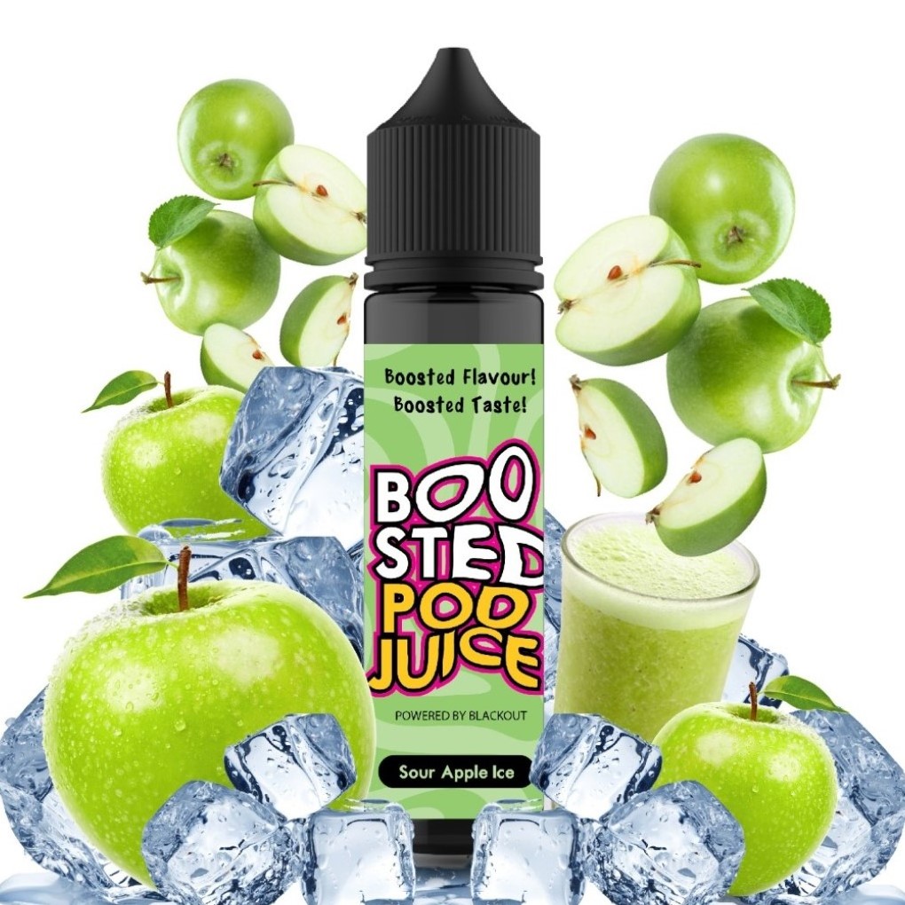 Blackout Boosted Pod Juice Sour Apple Ice Flavorshot 20ml/60ml