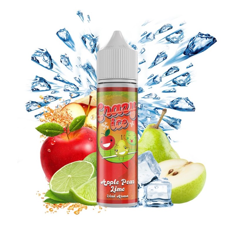 Steam City Crazy Ice Apple Pear Lime Flavour Shot 20ml/60ml