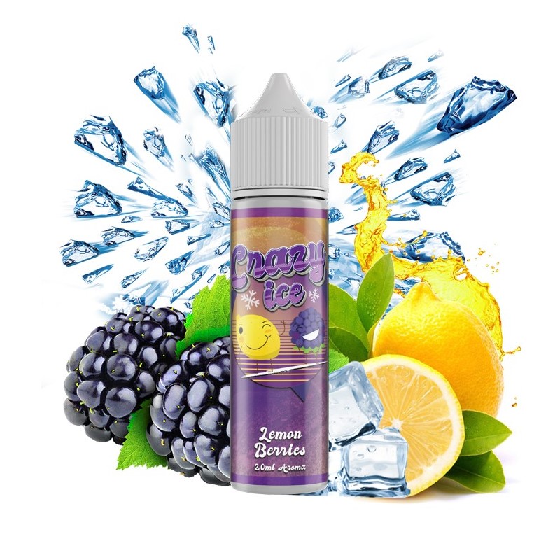 Steam City Crazy Ice Lemon Berries Flavour Shot 20ml/60ml