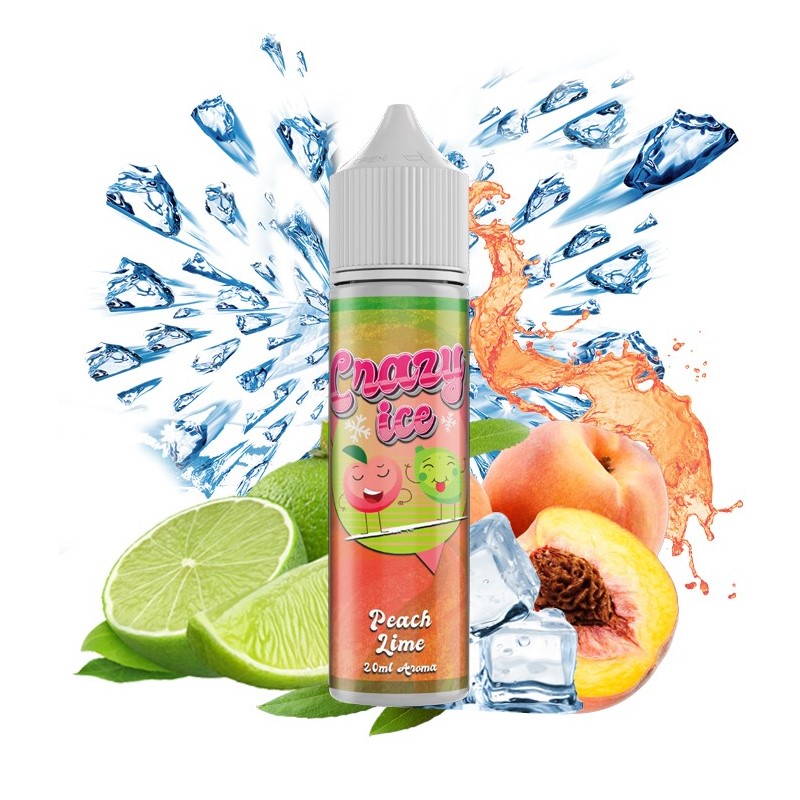 Steam City Crazy Ice Peach Lime Flavour Shot 20ml/60ml