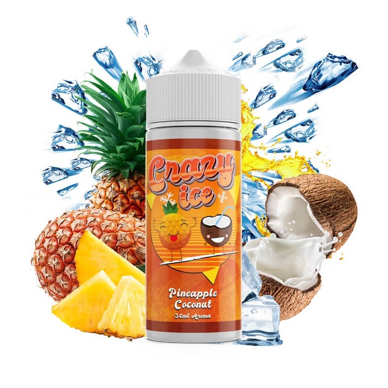 Steam City Crazy Ice Pineapple Coconut Flavour Shot 30ml/120ml