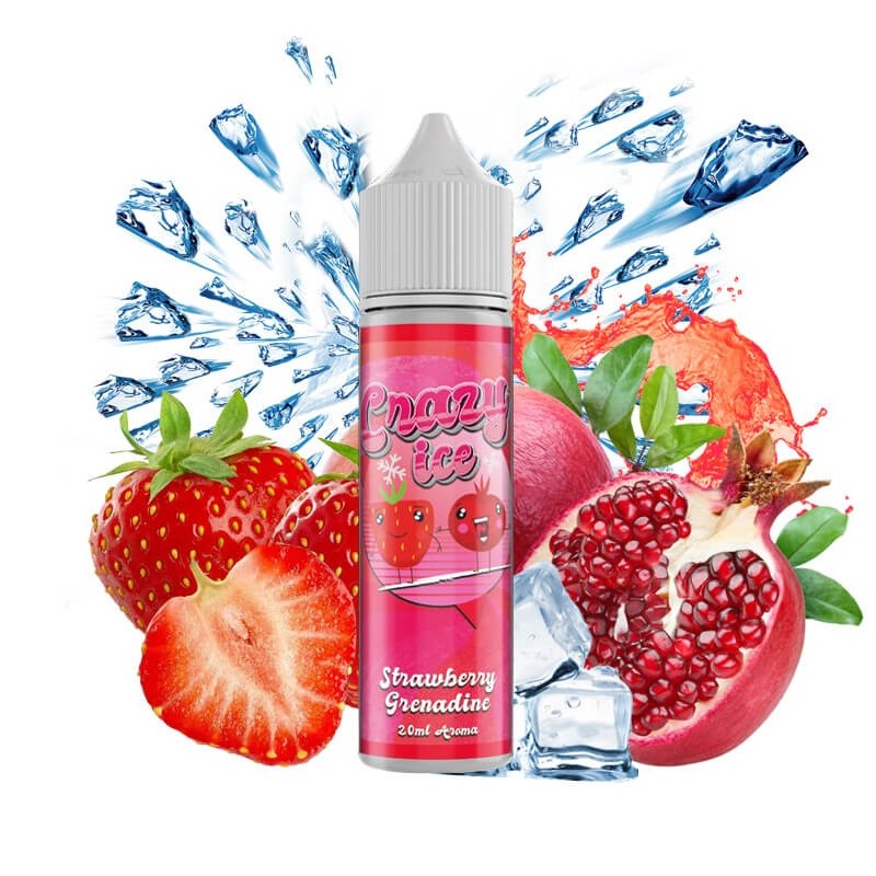 Steam City Crazy Ice Strawberry Grenadine Flavour Shot 20ml/60ml