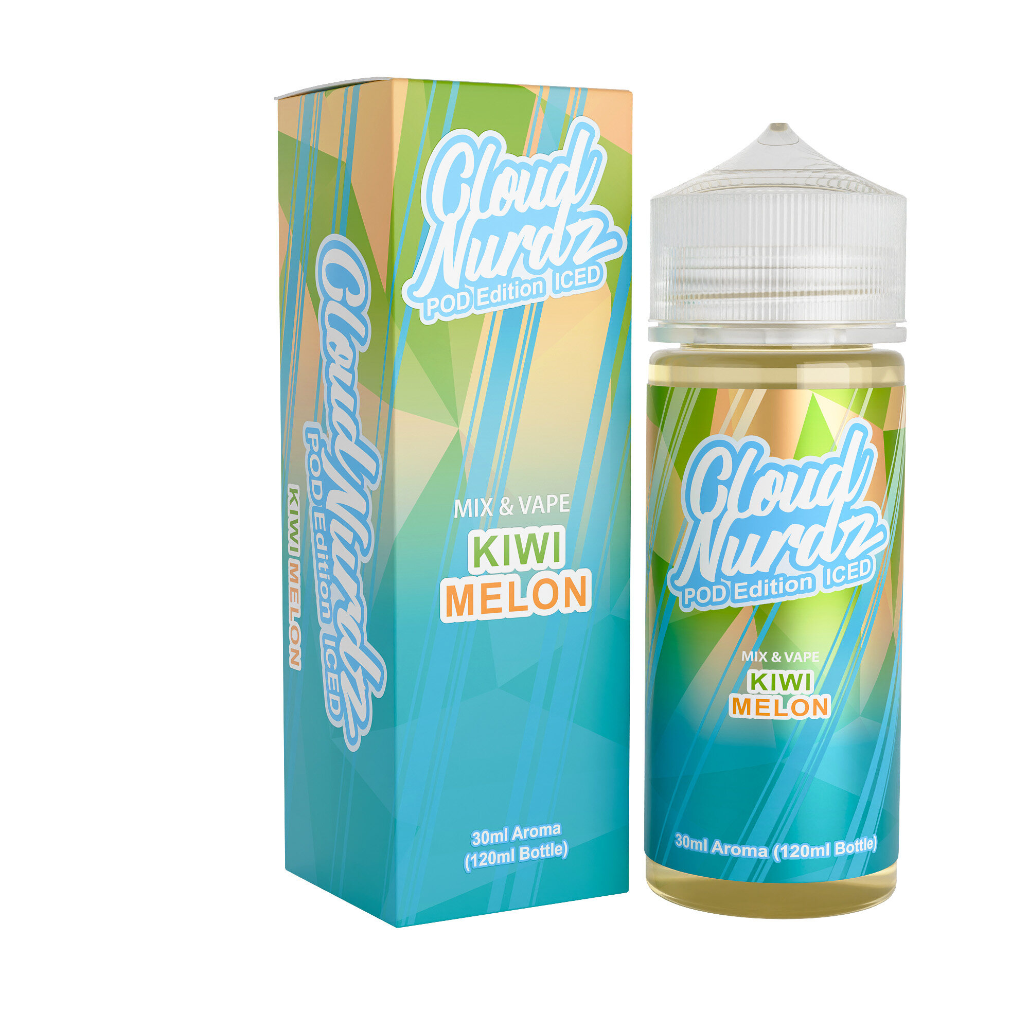 Cloud Nurdz Kiwi Melon Pod Edition Iced 30ml/120ml