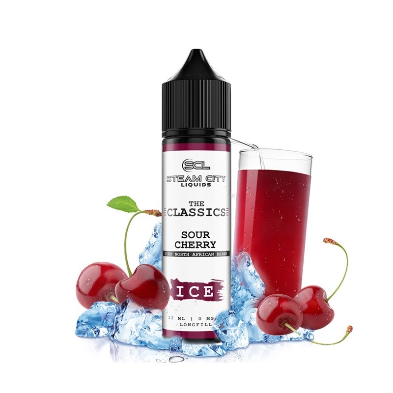 Steam City The Classics Sour Cherry Ice Flavour Shot 12ml/60ml