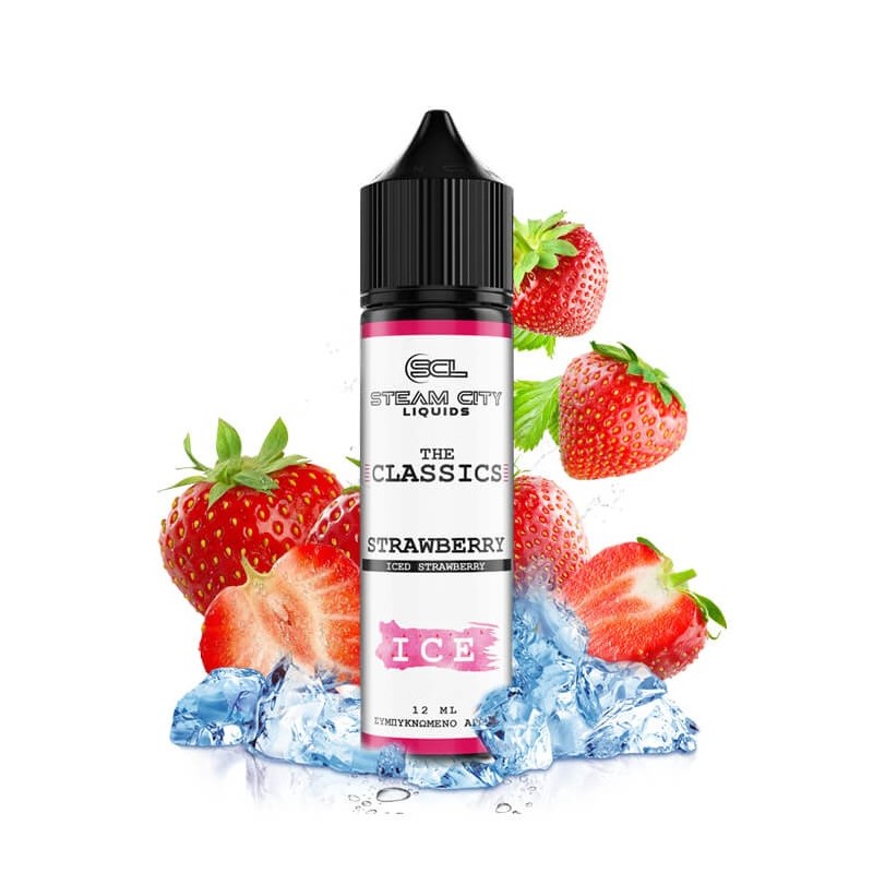 Steam City The Classics Strawberry Ice Flavour Shot 12ml/60ml