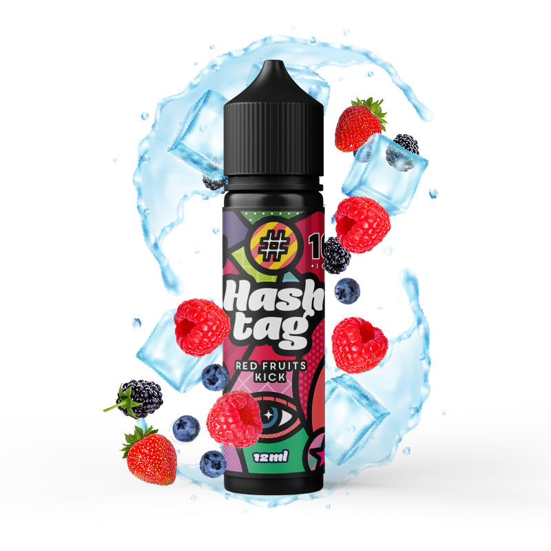 Hashtag - #10 RED FRUITS KICK (ICE) 12ml/60ml