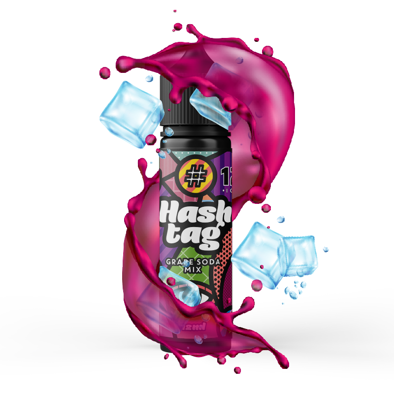 Hashtag - #12 GRAPE SODA MIX (ICE 12ml/60ml