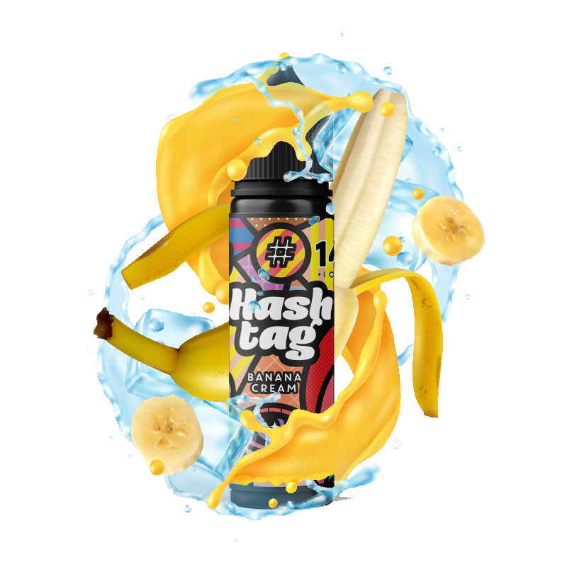 Hashtag - #14 BANANA CREAM (ICE) 12ml/60ml