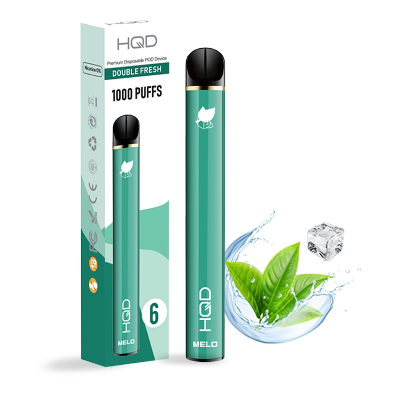 HQD Melo 1000 Double Fresh (Μέντα) 0mg 4.3ml