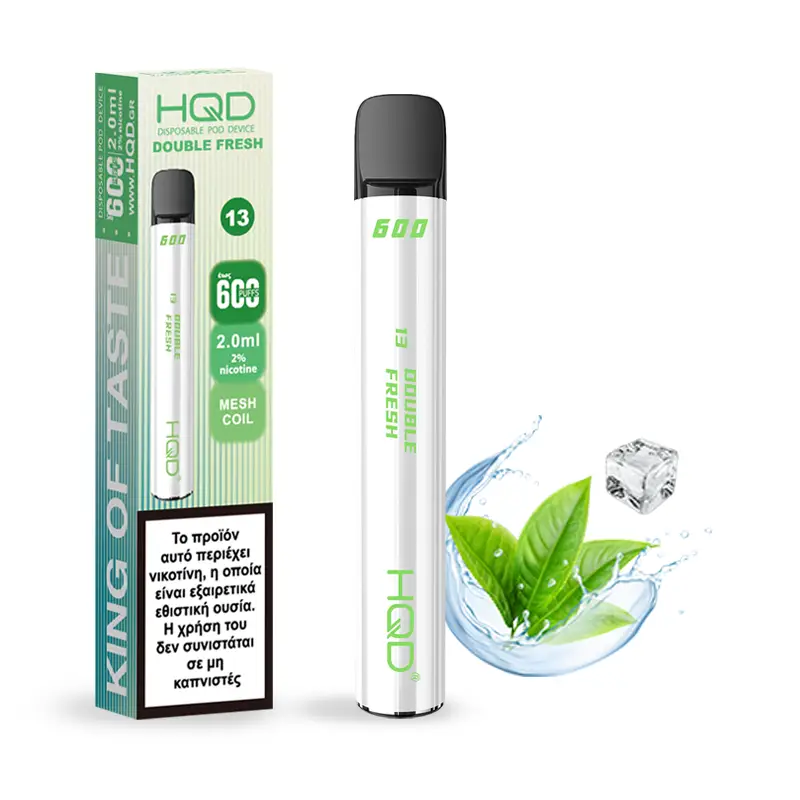 HQD 600 Double Fresh (Μέντα) 20mg 2ml