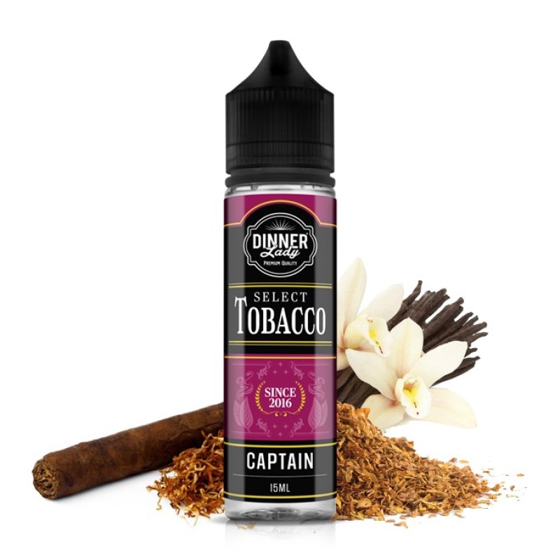 Dinner Lady Select Tobacco Captain Flavour Shot 15ml/60ml