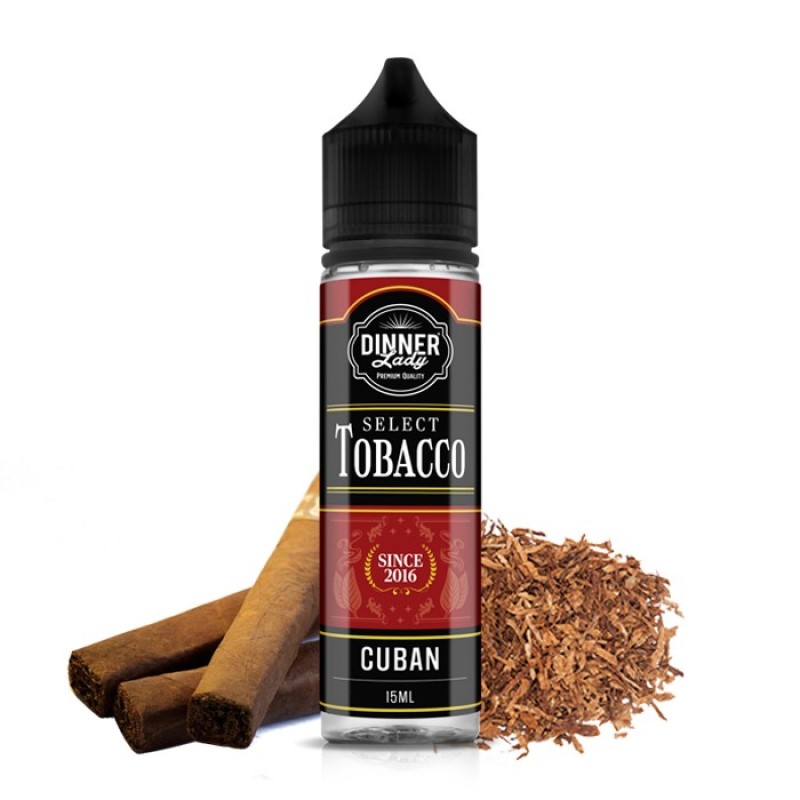 Dinner Lady Select Tobacco Cuban Flavour Shot 15ml/60ml