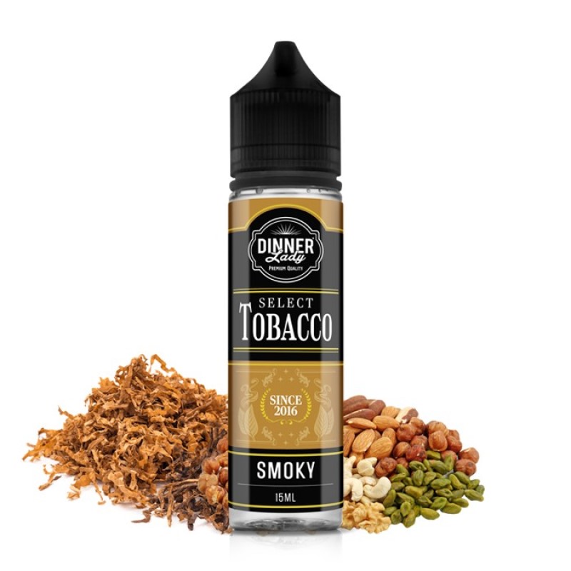 Dinner Lady Select Tobacco Smoky Flavour Shot 15ml/60ml