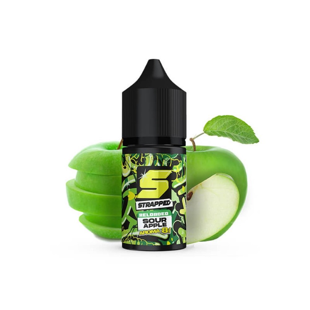 Strapped Reloaded Sour Apple 8ml/30ml