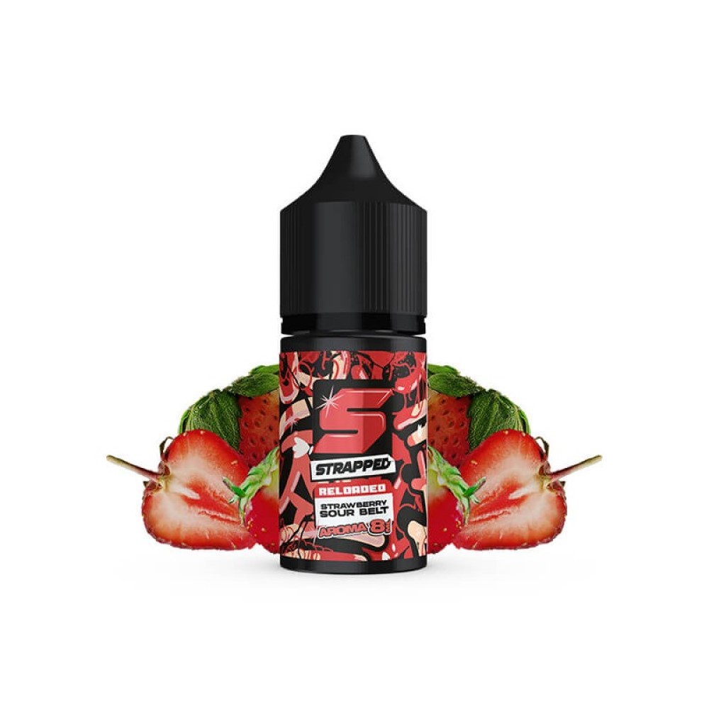 Strapped Reloaded Strawberry Sour Belt 8ml/30ml