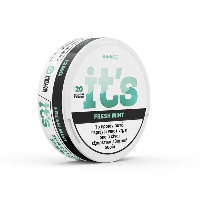it's Fresh Mint Nicotine Pouches 12mg (20τμχ)
