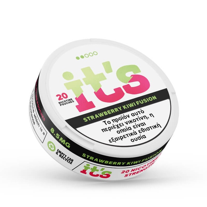 it's Strawberry Kiwi Fusion Nicotine Pouches 8.5mg (20τμχ)