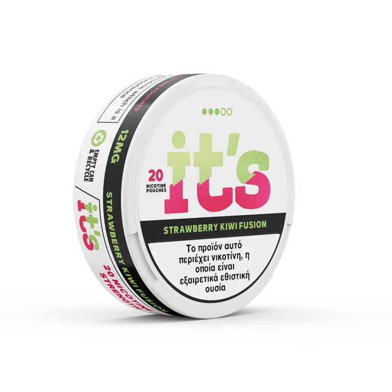 it's Strawberry Kiwi Fusion Nicotine Pouches 12mg (20τμχ)