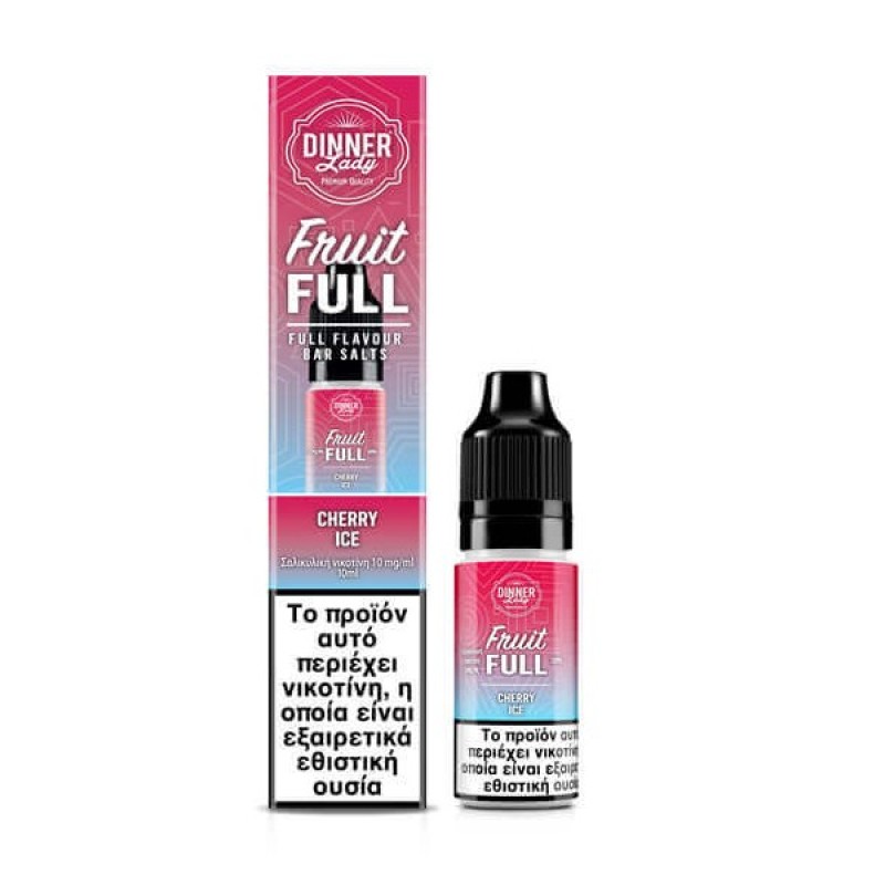 Dinner Lady Fruit Full Bar Salts Cherry Ice 10ml
