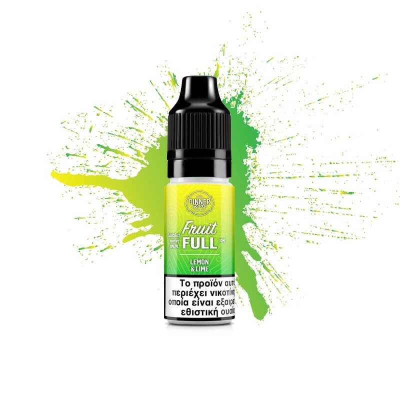 Dinner Lady Fruit Full Bar Salts Lemon & Lime 10ml 20mg