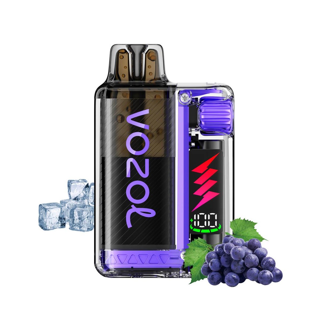 Vozol Vista Plug 20mg 2ml Kit + 10ml eliquid Grape Ice (10K puffs)