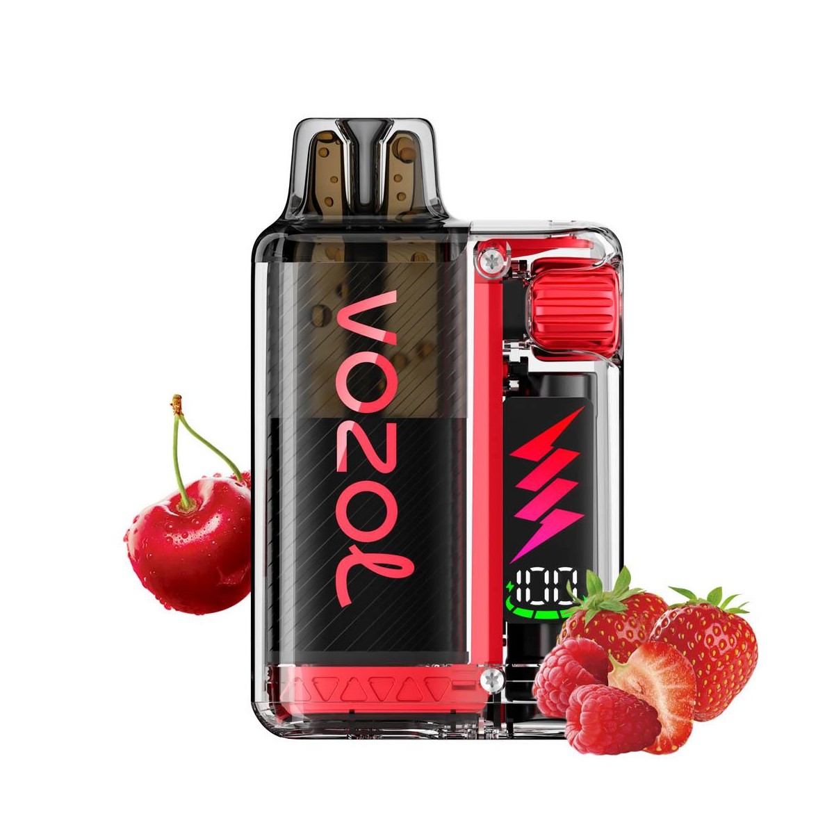 Vozol Vista Plug 20mg 2ml Kit + 10ml eliquid Strawberry Raspberry Cherry (10K puffs)