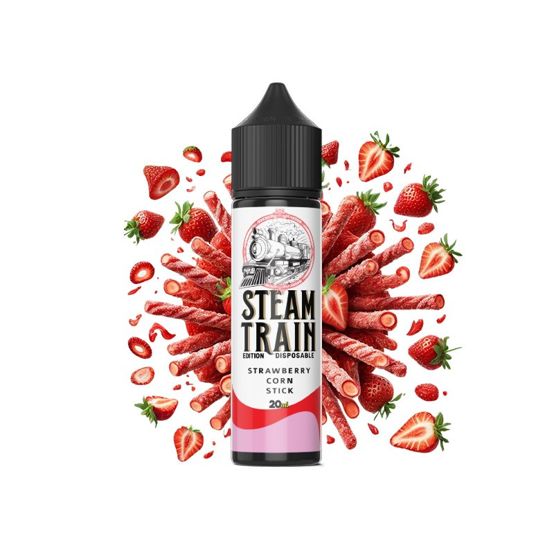 Steam Train Disposable Edition Strawberry Corn Stick 20ml/60ml
