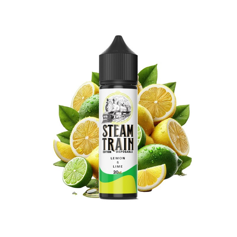 Steam Train Disposable Edition Lemon and Lime 20ml/60ml