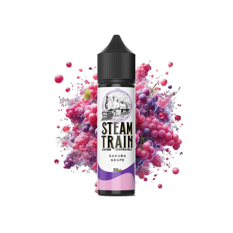 Steam Train Disposable Edition Sakura Grape 20ml/60ml