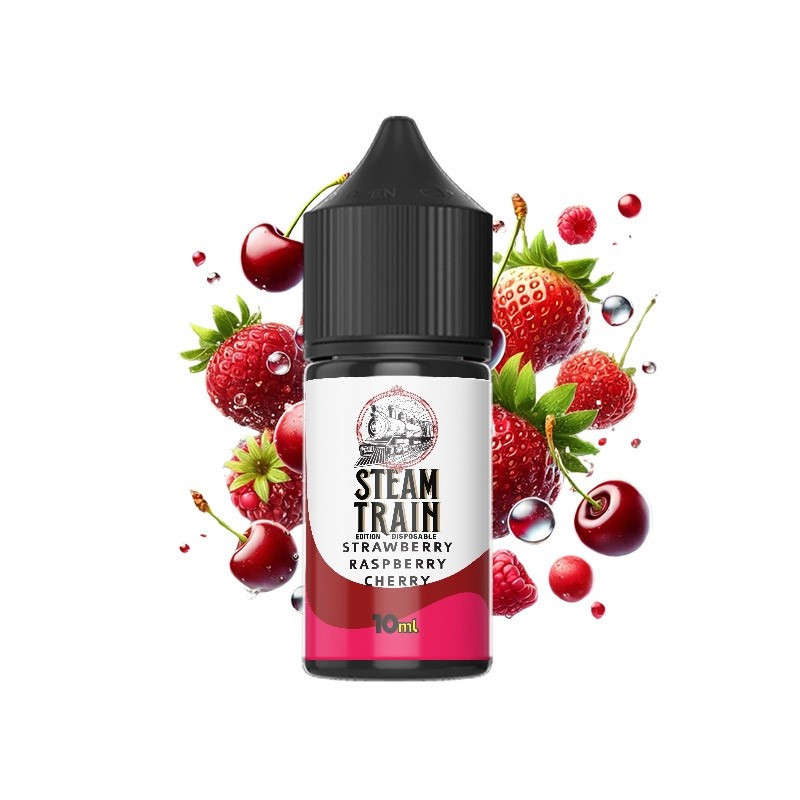 Steam Train Disposable Edition Strawberry Raspberry Cherry 10ml/30ml