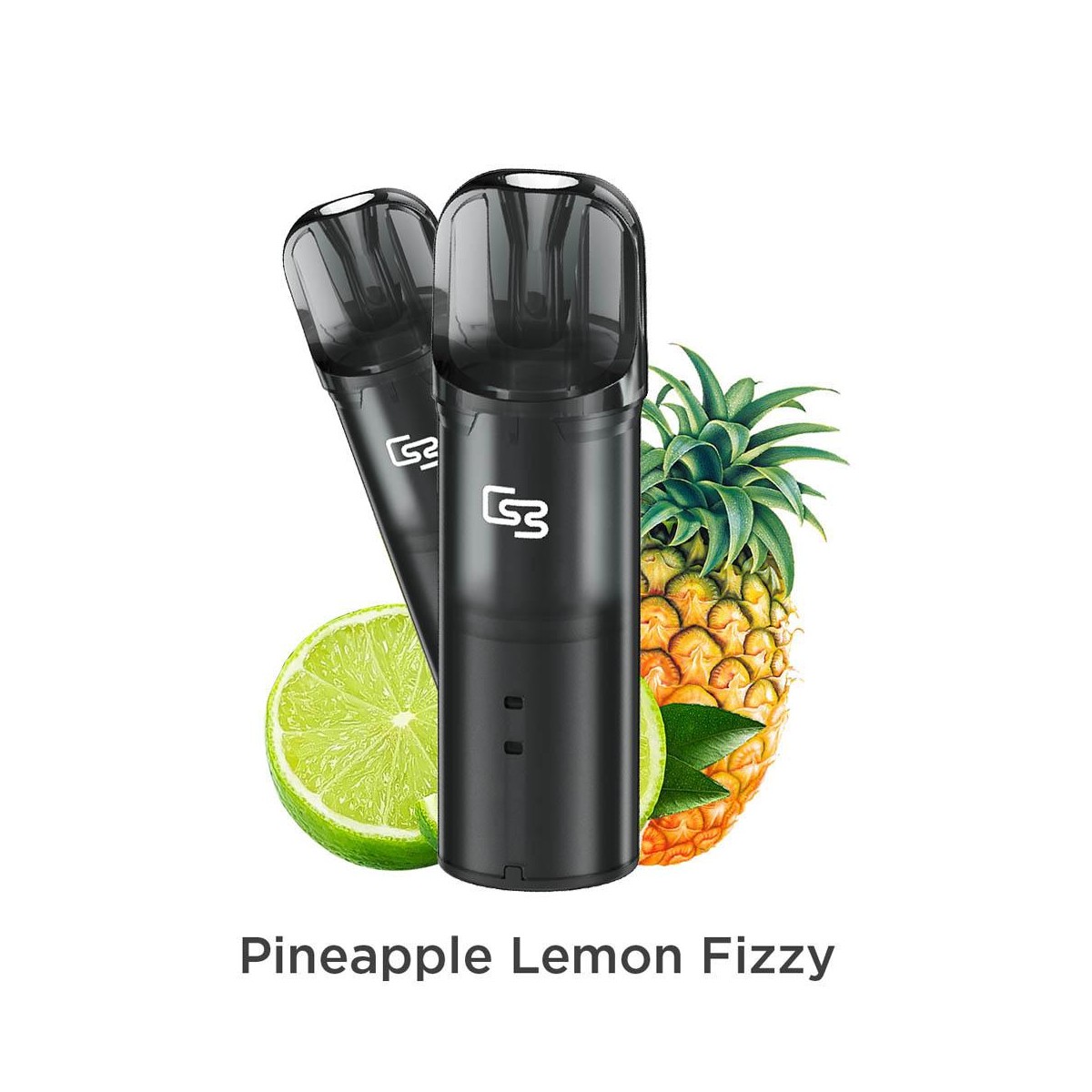Geek Bar Elite Prefilled Pods Pineapple Lemon Fizzy 2ml 20mg (2τμχ)