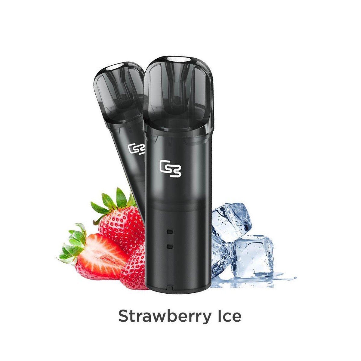 Geek Bar Elite Prefilled Pods Strawberry Ice 2ml 20mg (2τμχ)