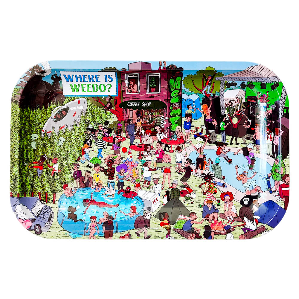 Where Is Weedo? Metal Rolling Tray Δίσκος Medium (17x28cm)