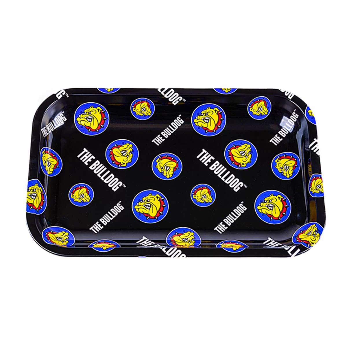 The Bulldog Rolling Tray Δίσκος Pattern Μαύρος Small (17x27cm)