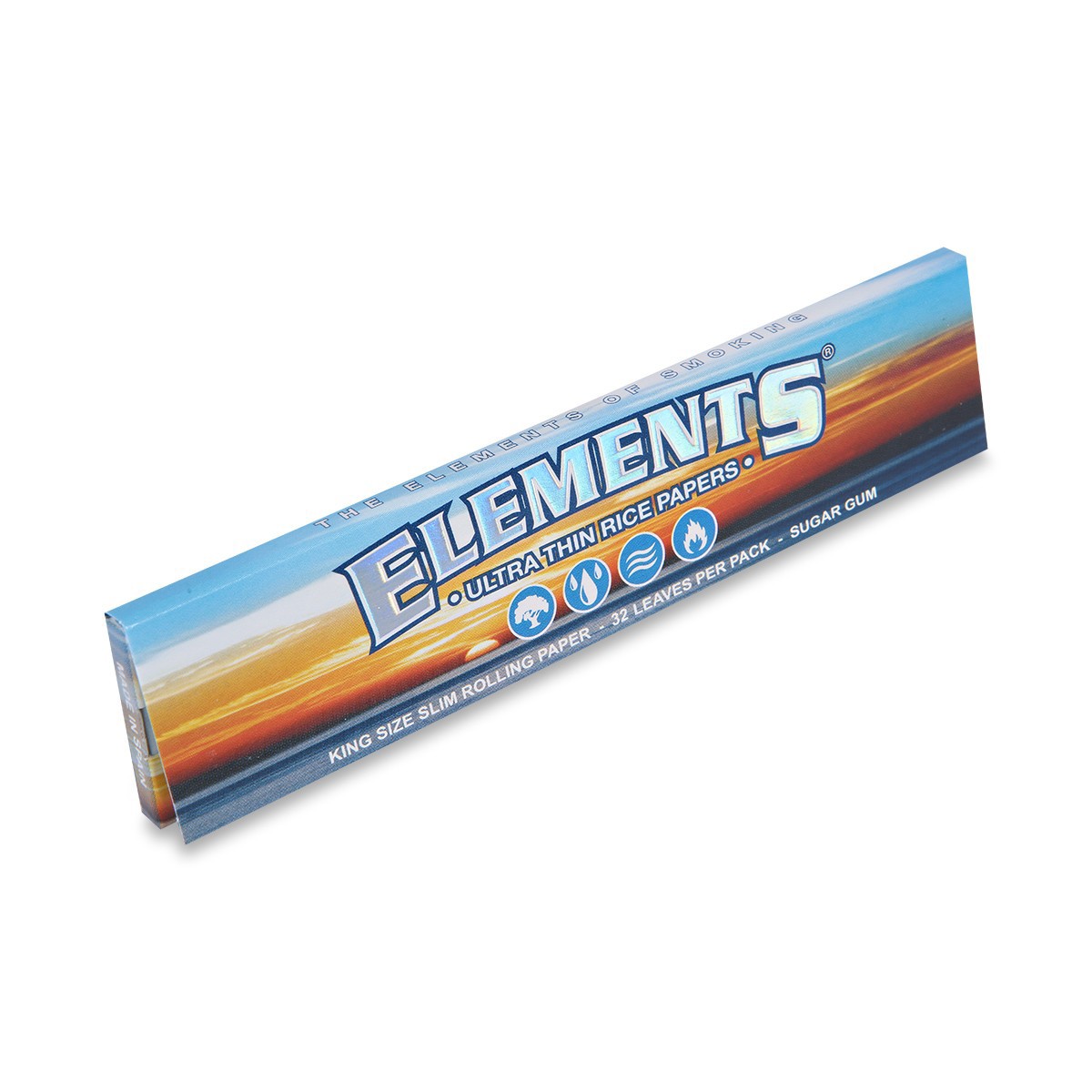 Elements Ultra Thin King Size Slim Rolling Paper 32pcs