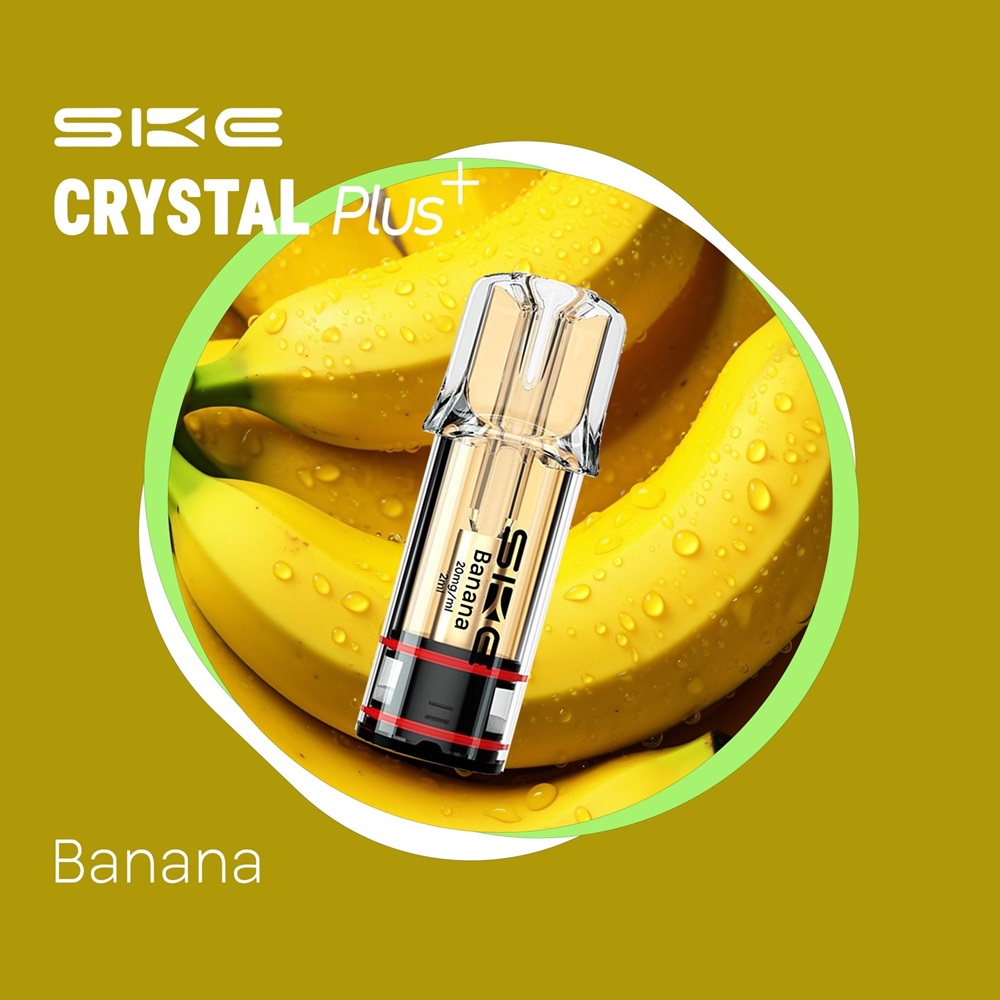 SKE Crystal Plus Pod Banana 20mg 2ml