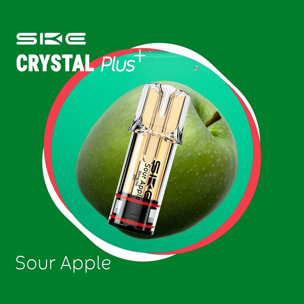 SKE Crystal Plus Pod Sour Apple 20mg 2ml