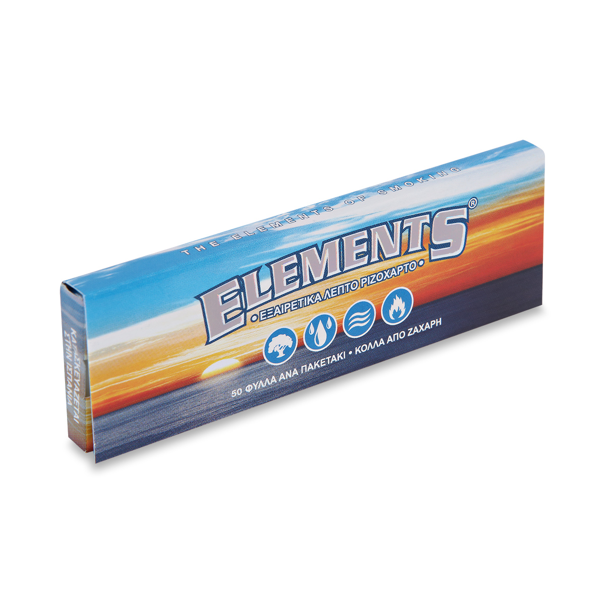 Elements Slim Rolling Papers Normal Size 50pcs