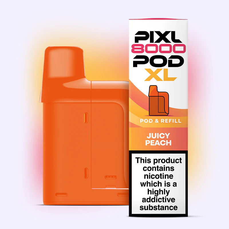 PIXL 8000 POD XL Juicy Peach 20mg 2+10ml